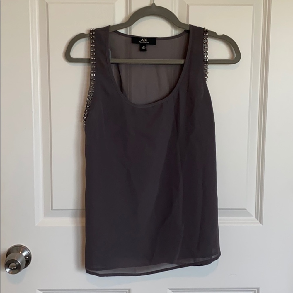 Silver studded top
